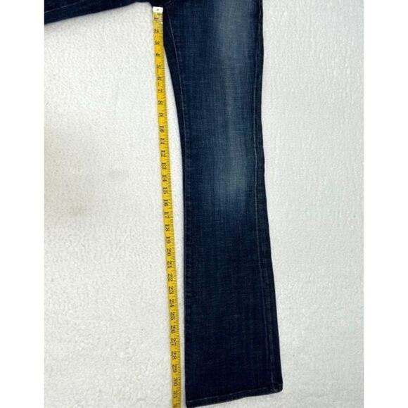 Ben Sherman Jeans Women's Flared Boot Cut Low Rise Blue Denim 29w x 34L - Picture 6 of 8